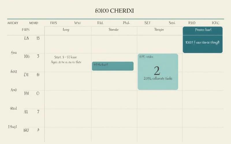 Calendar from November 2026 to February 2027 marking lease start and renewal months