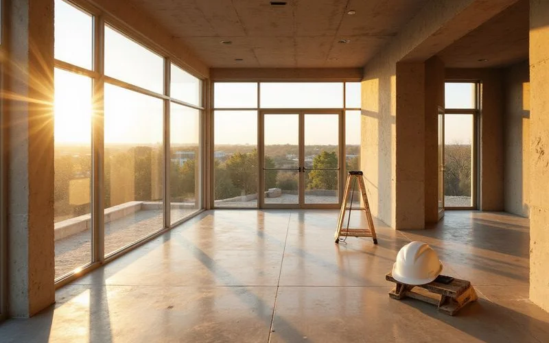 Hard-hat tour inside a nearly finished apartment