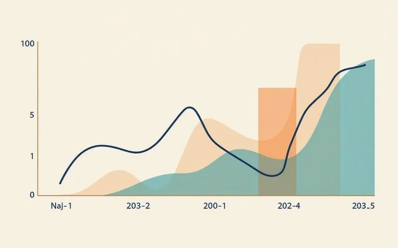 Line chart of occupancy rising while weeks free falls over 18 months
