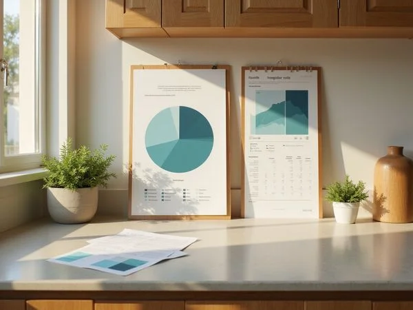 Renewal offer letter beside a wall calendar